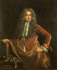 Portrait of Elias Ashmole c. 1681 by John Riley. Now in the Ashmolean Museum, Oxford.