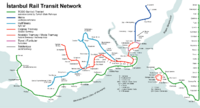 İstanbul rail transit map