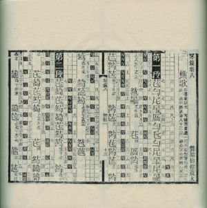 The Qinxue Congshu 【琴學叢書】 (1910) uses a more detailed system involving a grid next to main qin notation; right grid line indicates note, middle indicates beat, left indicates how the qin tablature relates to the rhythm.