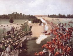 The Battle of Ridgeway, 1866.