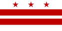 Official flag of Washington, D.C.