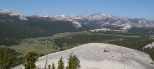 Tuolumne Meadows from Lembert Dome