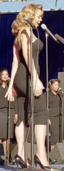 Carey performing in December 1998.