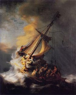 Christ in the Storm on the Lake of Galilee, 1633. Oil on canvas.