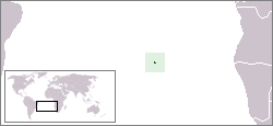 Location of Saint Helena