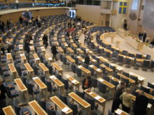 Inside the Riksdag, after the 2006 renovation