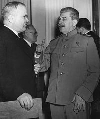 Molotov and Stalin.