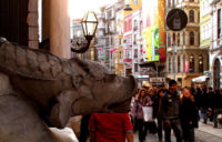 The pedestrian Istiklal Avenue is famous for its art galleries, theaters, cafés and pubs