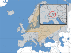 Location of Liechtenstein