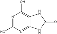 uric acid molecule