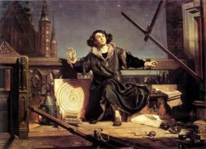 The astronomer Copernicus: Conversation with God. Painting by Jan Matejko 