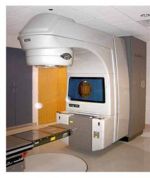 External beam radiation therapy for prostate cancer is delivered by a linear accelerator, such as this one.