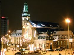 The main train station in Luxembourg City, in the quarter of Gare.