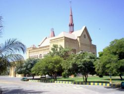 Frere Hall - a prime example of colonial architecture built during the British Raj