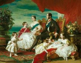 Portrait by Franz Winterhalter of Queen Victoria with her family, 1846