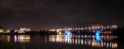 View of Ottawa River from Ontario at night