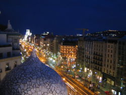 Barcelona at night