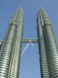 Kuala Lumpur's landmark, the Petronas Twin Towers