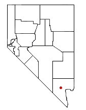 Location of Las Vegas in Nevada