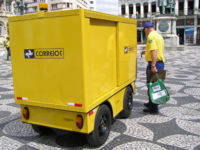 Postal truck in Brazil