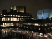 The Royal National Theatre in London, from Waterloo Bridge