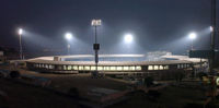 National Stadium at night, Karachi, December 13, 2005.