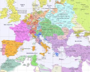 Europe on the eve of the War of the Spanish Succession