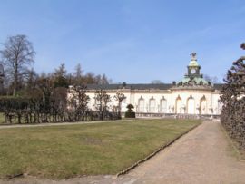 The south façade of the Sanssouci Picture Gallery.