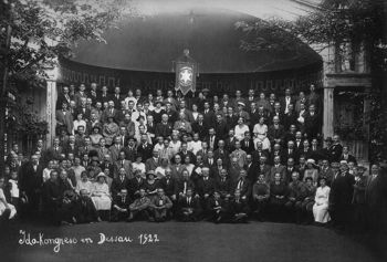 Photograph of the International Ido Congress in Dessau, Germany, in 1922.