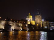 Prague - Charles Bridge at night