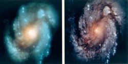 Improvement in Hubble images after the first service mission.