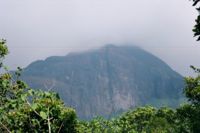 The 1868�m Agastya Malai (Agastyakoodam), part of the Western Ghats range of mountains, is located in eastern Thiruvananthapuram district. It is a pilgrimage centre named for the ancient rishi Agasthya; his devotees credit him with bringing Vedic Hinduism to South India, including Kerala.