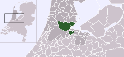 Location of Amsterdam