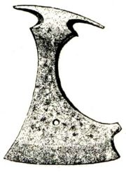 This iron age axe head, discovered in Gotland, may have resembled those used in Iceland in the 10th century.