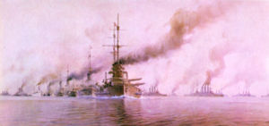 The British Grand Fleet at the Battle of Jutland