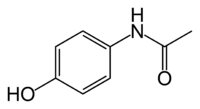 Paracetamol chemical structure