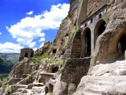 Mediæval Monastery and city on the cliffs of Vardzia