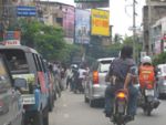 Taxi motorcyclist in Bangkok