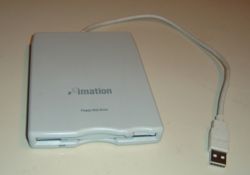 An example of a modern usb floppy disk drive.