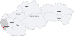 Bratislava location map