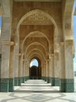 King Hassan II Mosque.