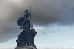 The Statue of Britannia in Plymouth.