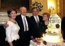 Ford at his 90th birthday party at the White House in 2003