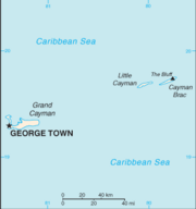 Map of the Cayman Islands