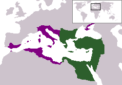 Location of Byzantine Empire