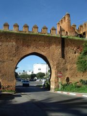 City walls in Rabat.