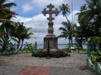 One of the crosses reputedly erected by the Apostle Thomas in Kerala.