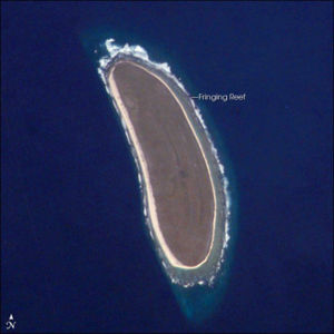 Howland Island seen from space.