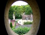 Probably van Gogh's final view of the outside world (looking through a window at the Auberge Ravoux