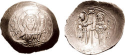 This coin was struck by Alexios during his war against Robert Guiscard